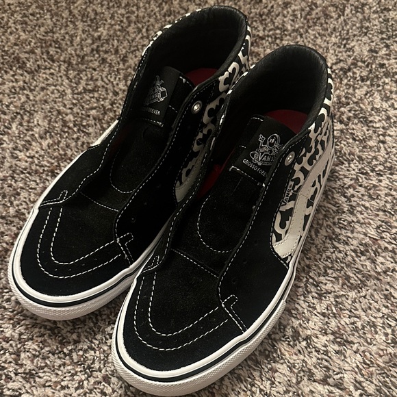 Vans Other - Vans Black and White Patterned Sneakers